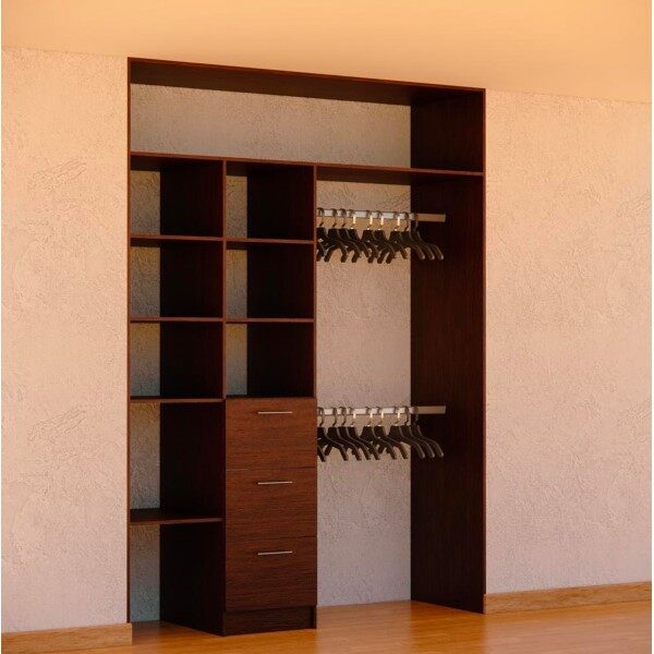 Mueble closet Modelo Allen, 1.80 mts ancho * 2.40 mts alto, puerta abatible o corrediza.